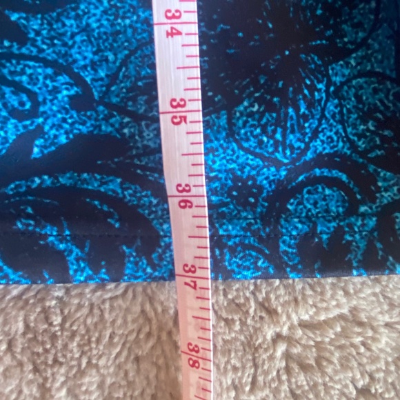 Teal & Black Paisley Print Fit & Flare Dress - Picture 10 of 13